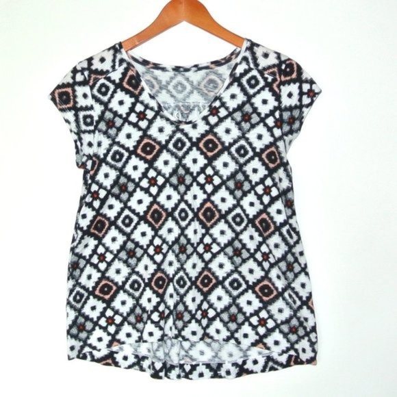 Loft‎ Vintage Soft Geometric Print T Shirt S - Picture 2 of 9
